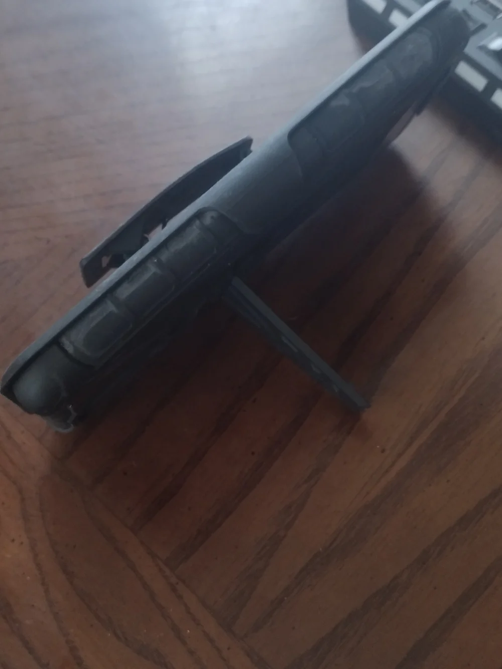 Black Phone Case with Holster and Black USB Hub $5